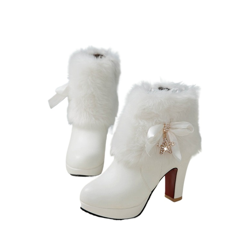 Winter Clothing Ladies - Snowboots Dames Winter Warm Pluche Mode
