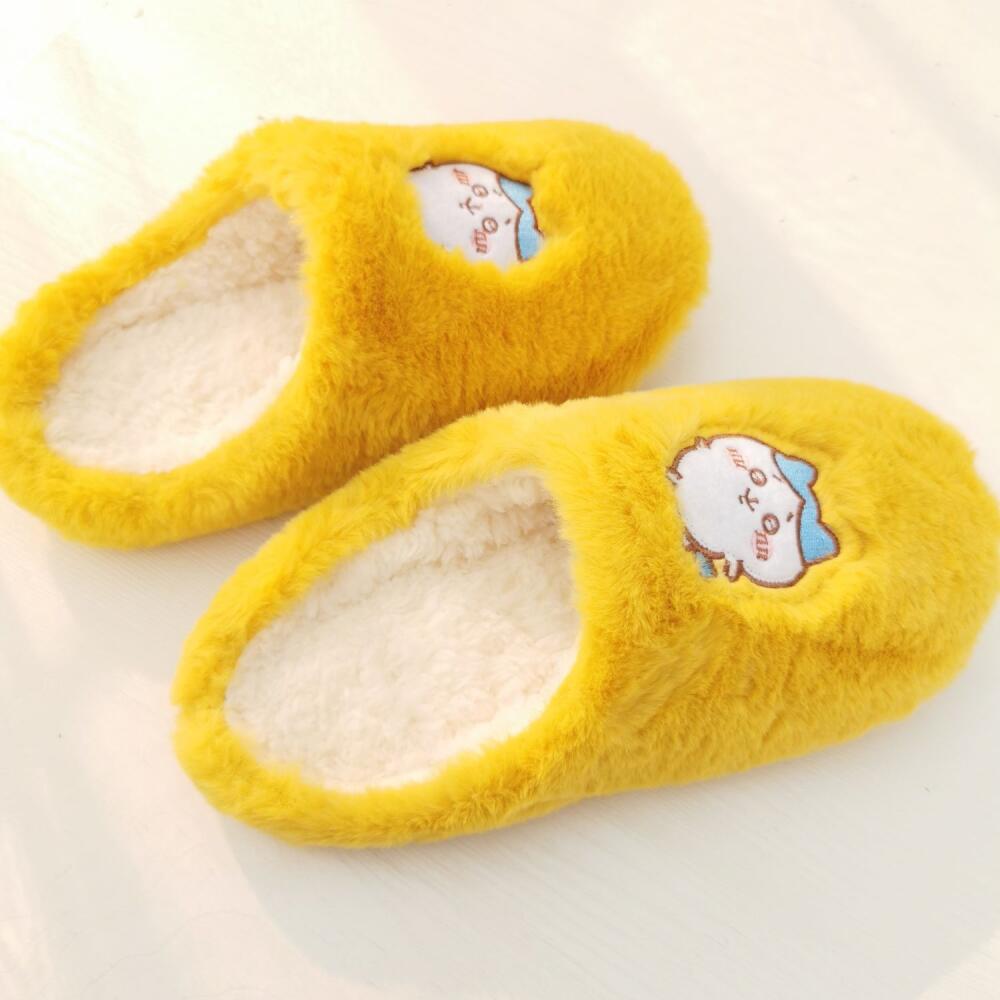 Winter Clothing Girls - Cartoon Home Pluche Slippers Chiikawa Kawaii