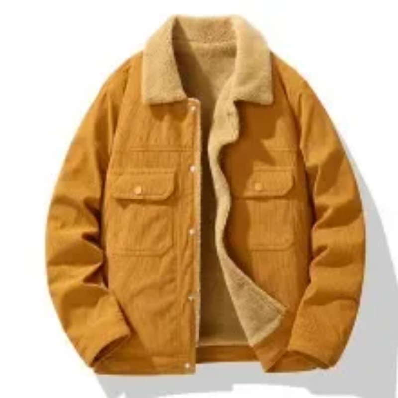 Quality Winter Clothing Brand - LIBIELIY Hoge kwaliteit heren corduroy jas