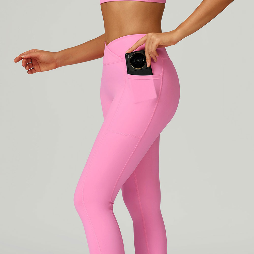 Winter Clothing Logos - Cross Waist Head Yoga Leggings Gym