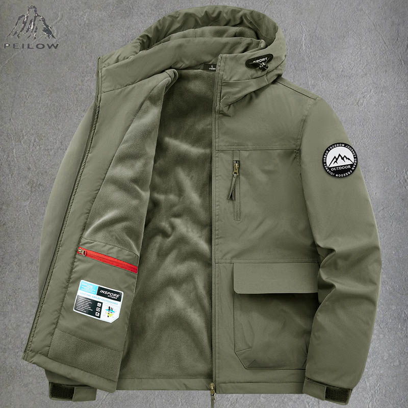 Quality Winter Clothing Bomber Jacket - Dikke warme winterbomberjacks met meerdere zakken