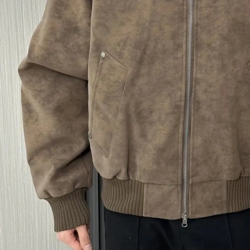 Quality Winter Clothing Bomber Jacket - Herfst Oversize Bomberjack Mannen Zip Up