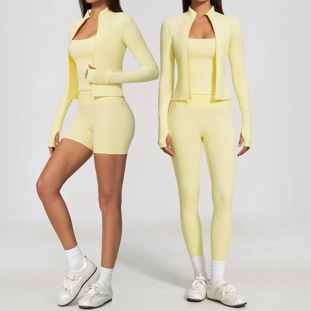 Winter Clothing Logos - Dames Yoga Set 3-delig Workout Set