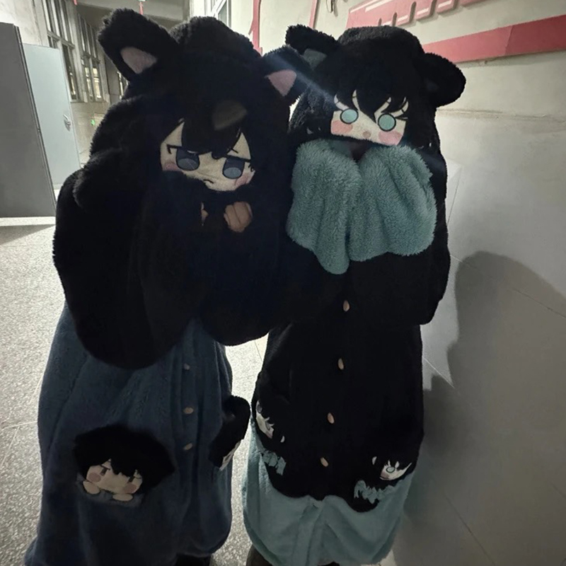 Winter Clothing Girls - Y2K Nieuwe Tokitou Muichiro Winter Pyjama
