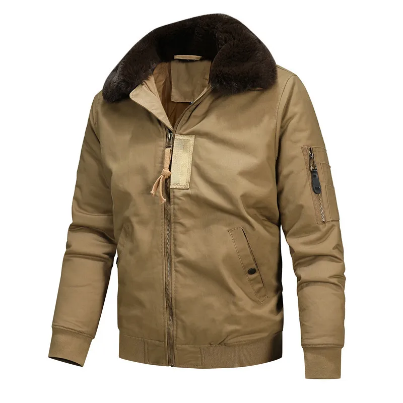 Quality Winter Clothing Bomber Jacket - Nieuwe Winter Mannen Bomberjacks Fleece Warme