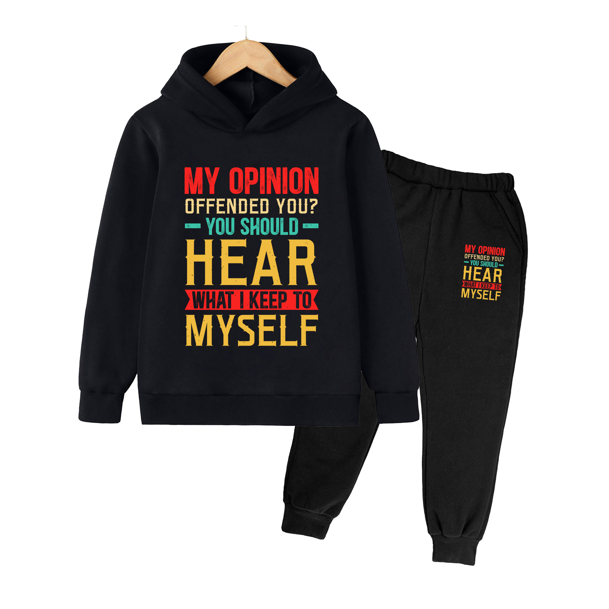 Kinderhoodie & joggingbroek se - Winter Clothing Quotes recensie en prijs