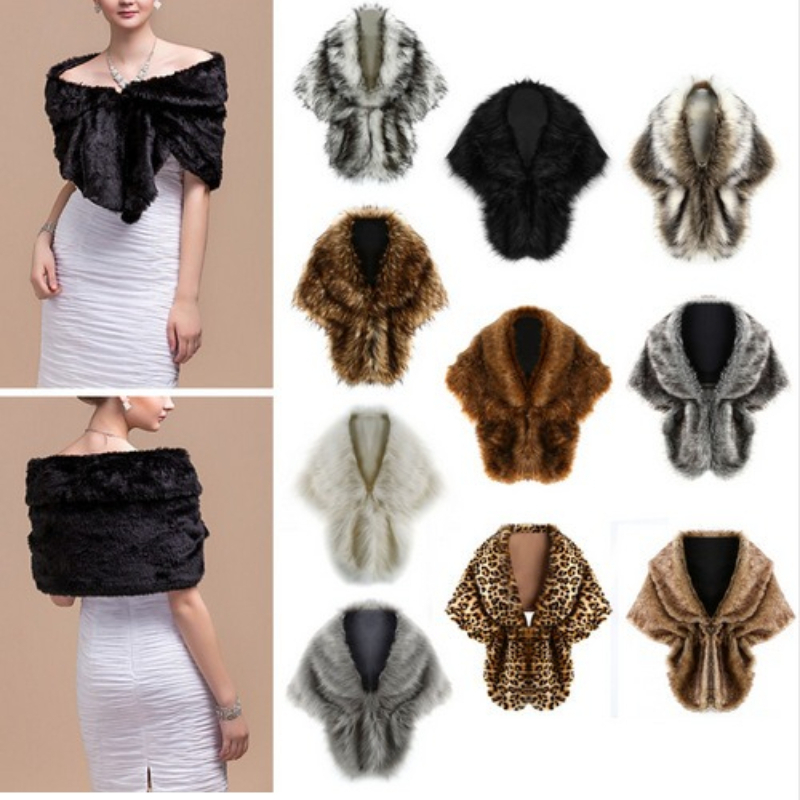 Effenkleurige Kunstbont Lange  - Winter Clothing For Sale recensie en prijs