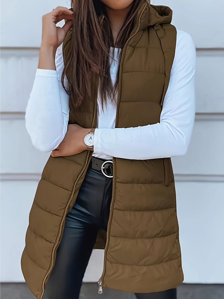 Herfst-winter damesvest, casua - Padded Vest Gilet recensie en prijs
