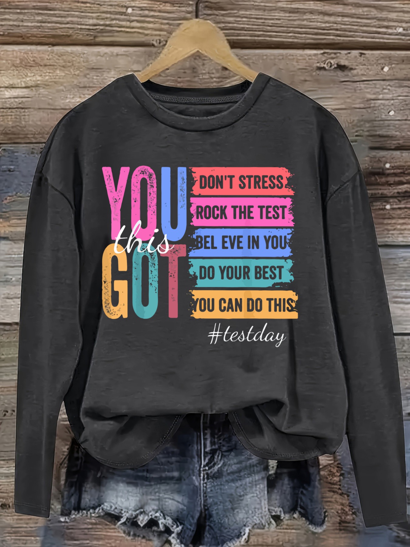 Dames Casual T-shirt met lange - Winter Clothing Quotes recensie en prijs