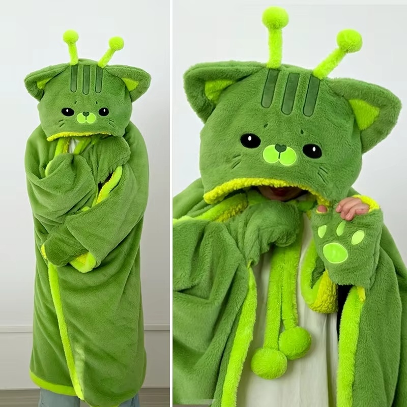 Cartoon schattige alien kat ho - Winter Clothing Girls recensie en prijs