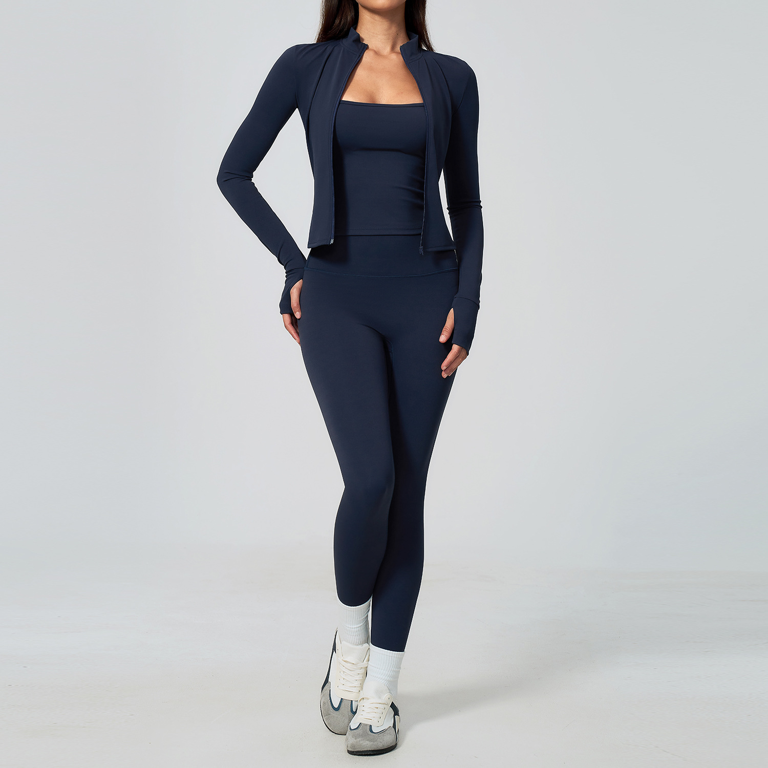 Dames Yoga Set 3-delig Workout - Winter Clothing Logos recensie en prijs
