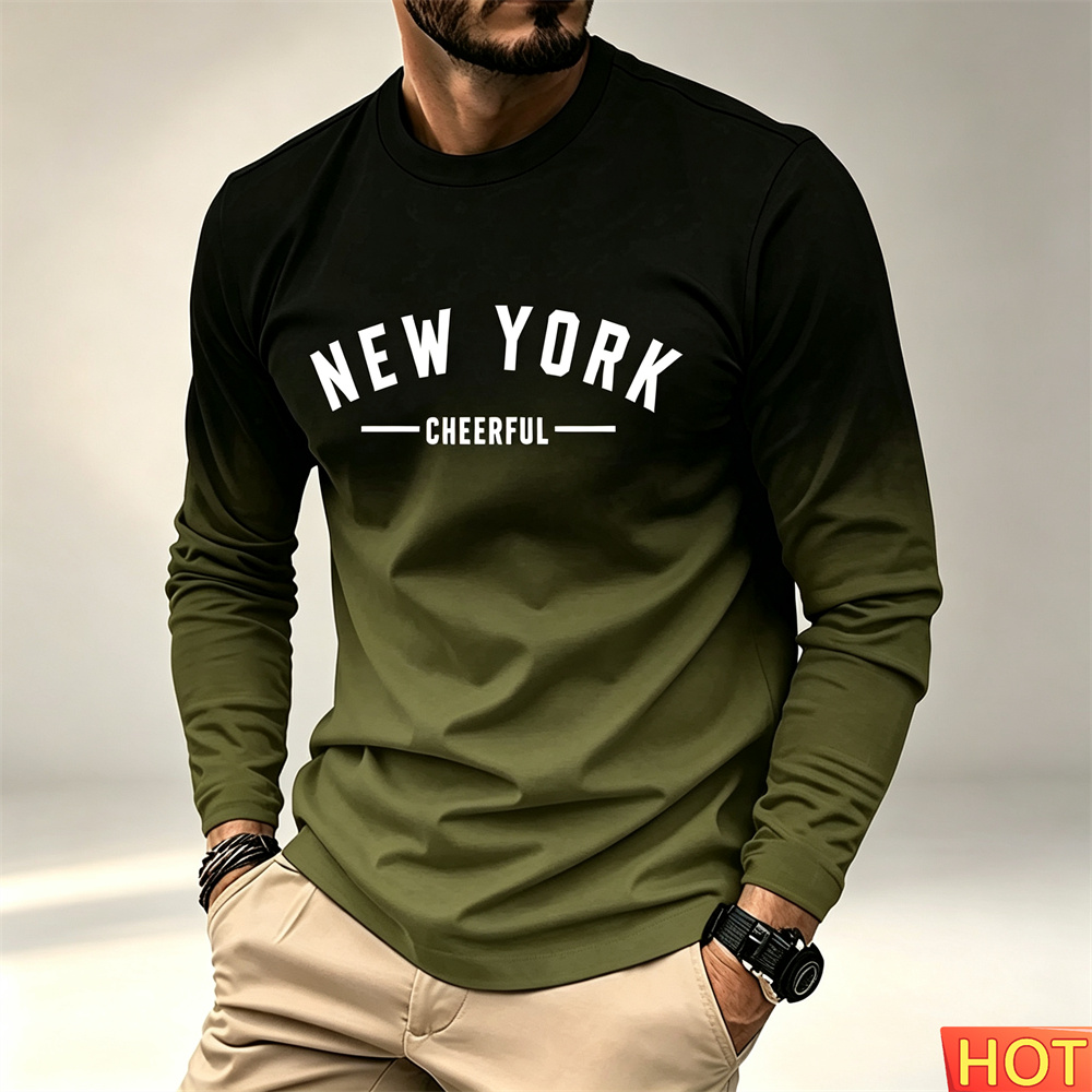 Nieuwe herfst-winter heren T-s - Winter Clothing New York recensie en prijs