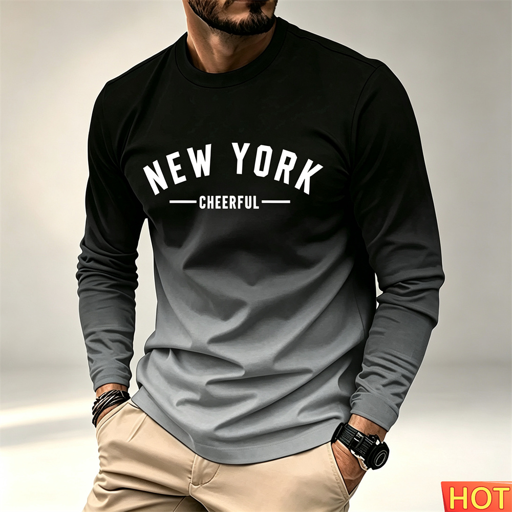 Nieuwe herfst-winter heren T-s - Winter Clothing New York recensie en prijs