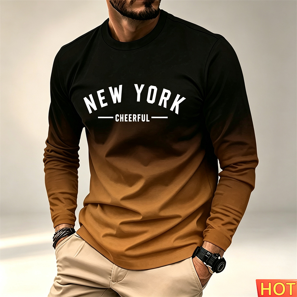 Nieuwe herfst-winter heren T-s - Winter Clothing New York recensie en prijs