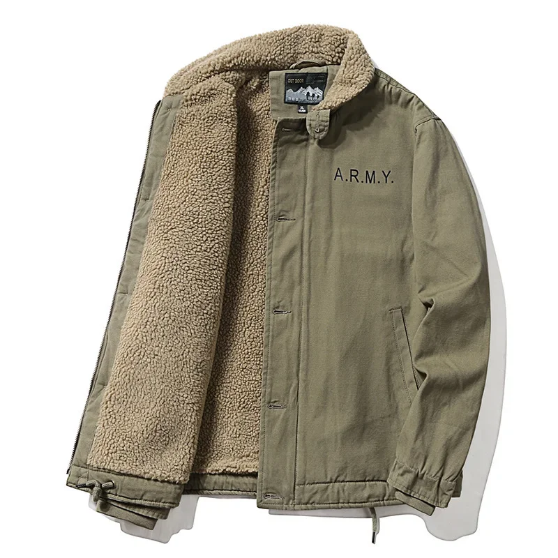 Mannen Fleece Winterjassen War - Quality Winter Clothing Bomber Jacket recensie en prijs
