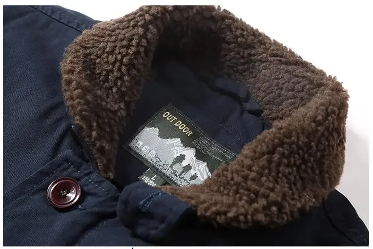 Mannen Fleece Winterjassen War - Quality Winter Clothing Bomber Jacket recensie en prijs
