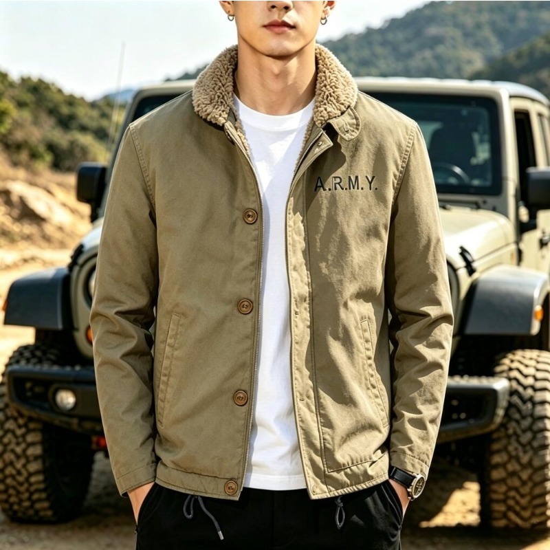 Nieuwe Mode Mannen Fleece Warm - Quality Winter Clothing Bomber Jacket recensie en prijs