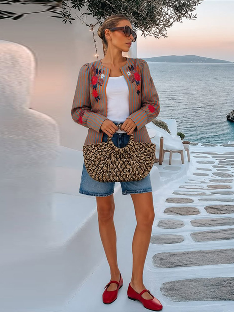 2026 Vroege herfst gestreept b - Winter Clothing Ladies recensie en prijs